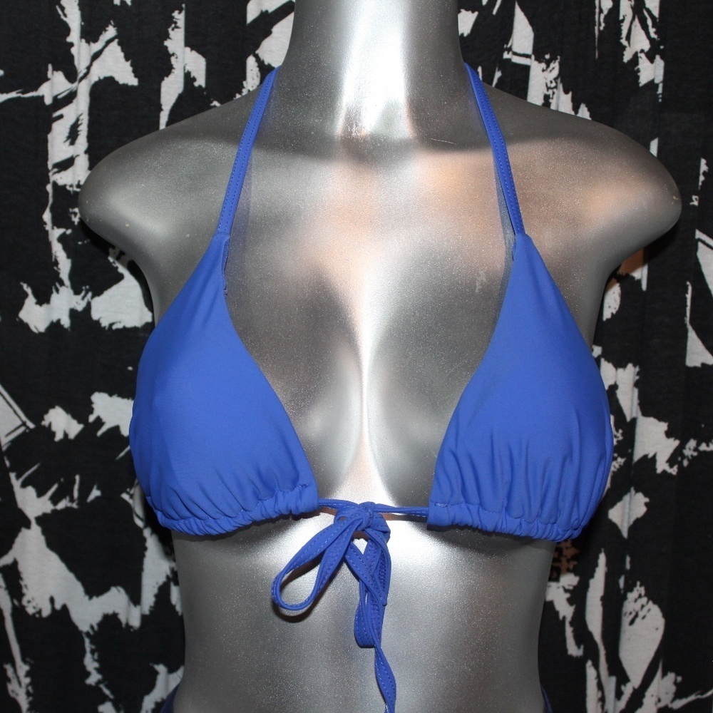 Blue Bikini Top